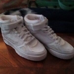 Fila White High-Top Sneakers